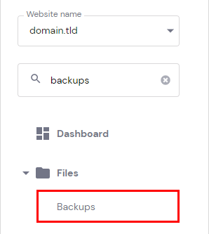 Wordpress backup